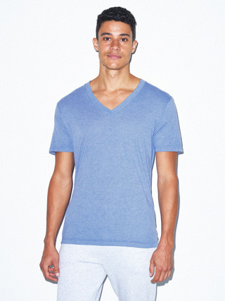 Unisex Tri-Blend Deep V-Neck T-Shirt 