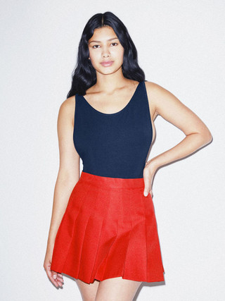 White pleated tennis skirt american apparel Clearance