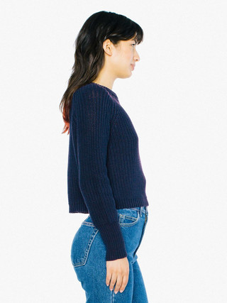 Cropped Fisherman Pullover | American 