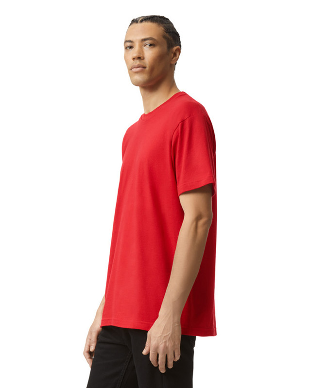 Fine Jersey Crewneck T-Shirt (Red)