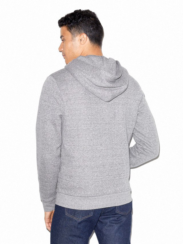 Peppered Fleece Zip Hoodie | American 