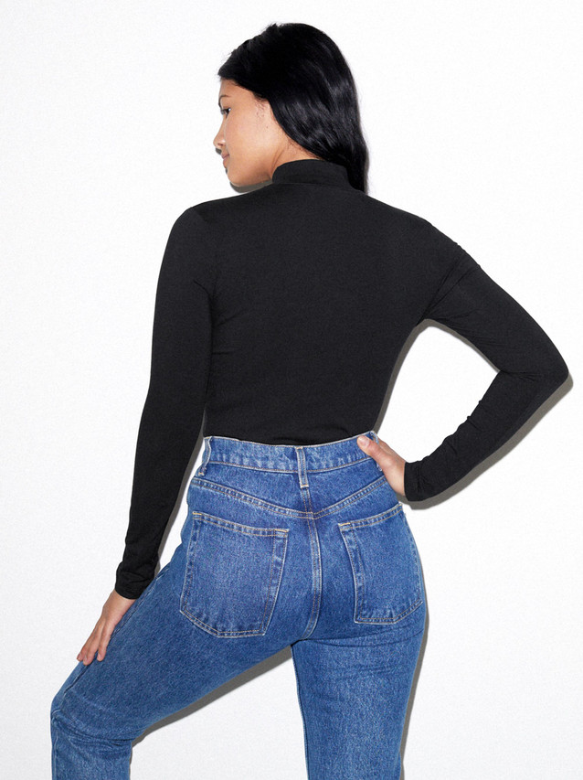 Cotton Spandex Turtleneck | American Apparel