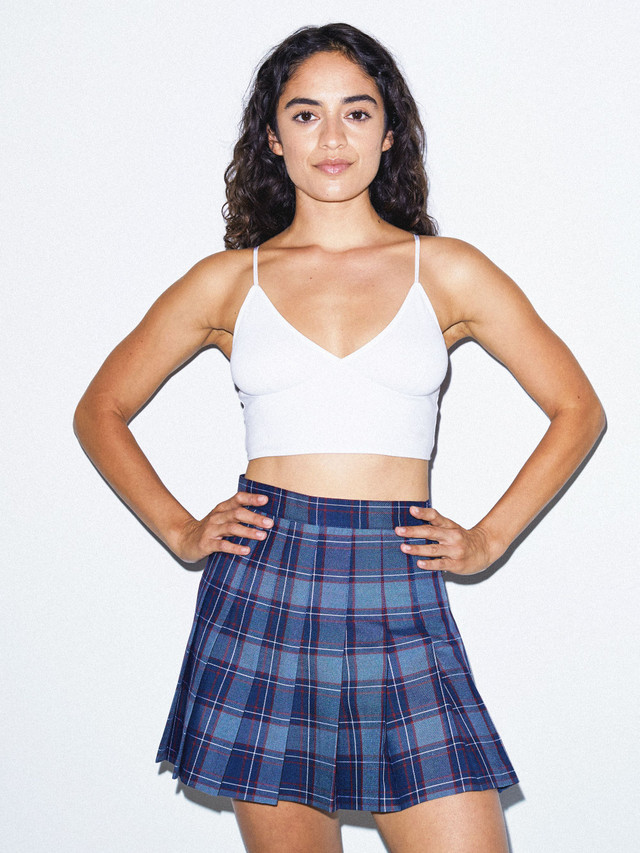 plaid skirt