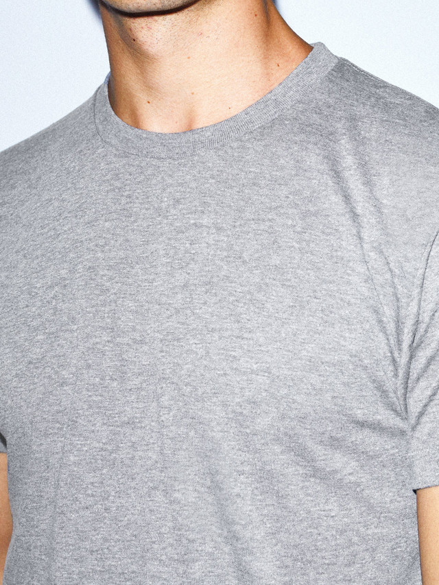Hollister Co. ICON CREW T-SHIRT 3-PACK - Basic T-shirt - WHITE NAVY  GREY/dark blue - Zalando.de
