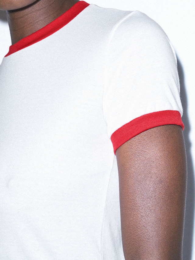red white ringer t shirt