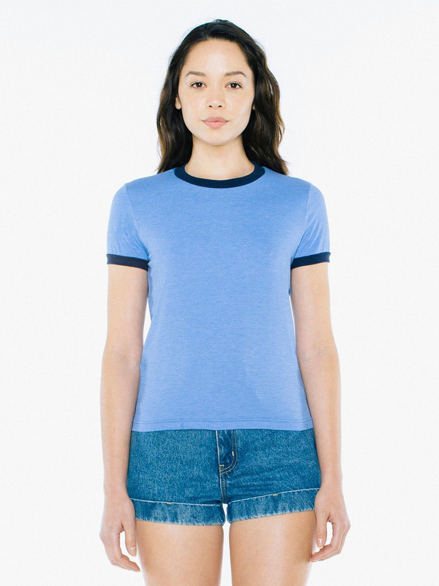 50/50 Classic Ringer TShirt American Apparel