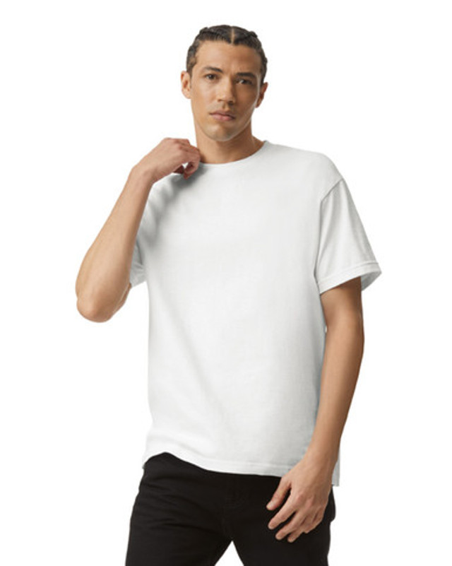 Unisex Heavyweight Cotton T-Shirt (White)