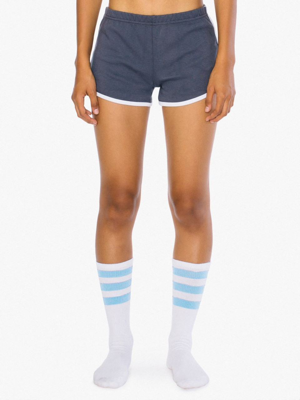 Unisex Stripe CalfHigh Sock American Apparel