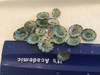 75 Tiny Green/Turquoise Limpets 12mm or smaller