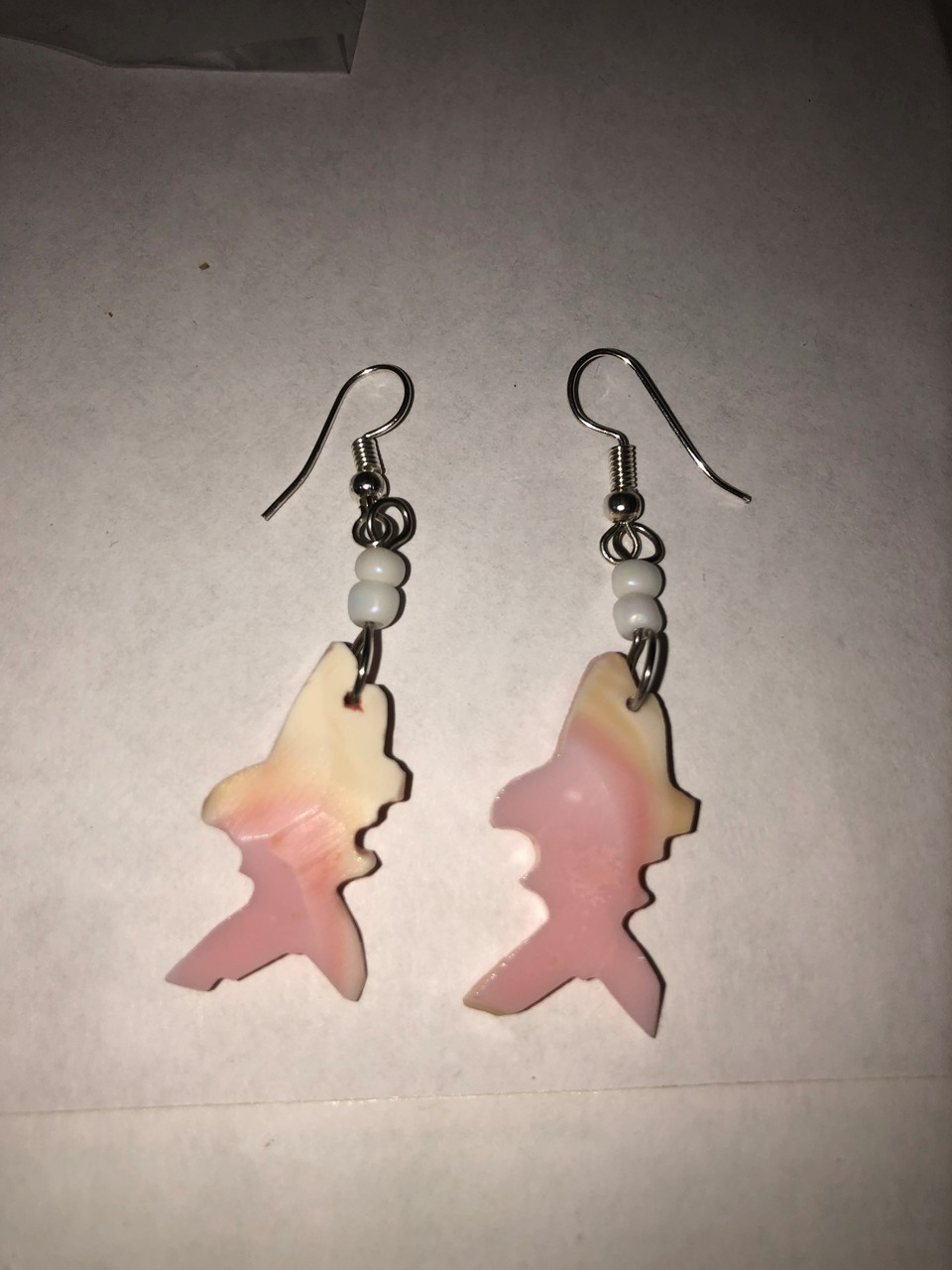 Pink Conch Shark Pair