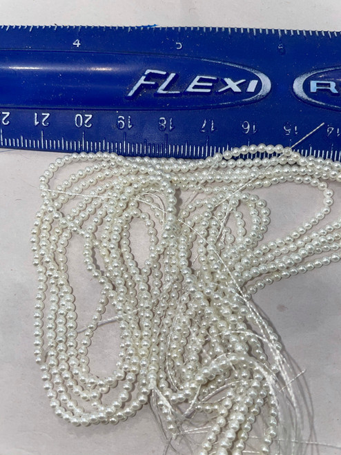 2mm White Pearl Strand