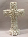 White Standing Shell Cross 