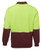 3043 Hi Vis 1/2 Zip Fleecy Windcheater