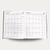 2027 Executive Desk Diary Vegan Leather Capri Black/Tan (Hard Cover)