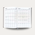 2027  Weekly (WEEK AT A GLANCE) Diary Firenze Vegan Leather Orange (Soft Cover)