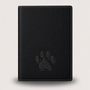 Lined Writing Journal Firenze Vegan Leather Pawprint