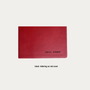 Lined Writing Journal Firenze Vegan Leather with Leaf