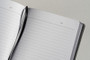 Lined Writing Journal Firenze Vegan Leather with Leaf