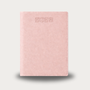 2027 Weekly (WEEK AT A GLANCE) Diary  Suede Vegan Leather Pink (Soft Cover)