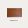 2027 Weekly (WEEK AT A GLANCE) Diary Vegan Leather Capri Black/Tan (Hard Cover)