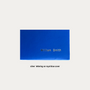 2027 Daily (DAY PER PAGE)Diary Capri Vegan Leather Blue/Blue (Hard Cover)