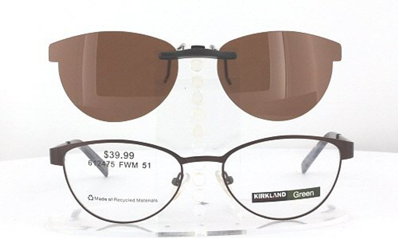 Custom Made For Kirkland Signature Prescription Rx Eyeglasses Kirkland Signature Timber 51x17 