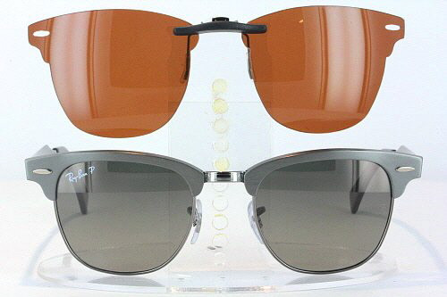 ray ban clip on sunglasses clubmaster