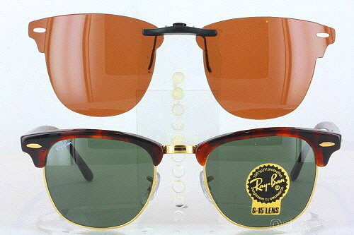 Custom Made For Ray Ban Prescription Rx Eyeglasses Ray Ban Clubmaster 3016 49x21 Polarized Clip On Sunglasses