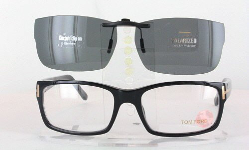 Tom Ford TF5013-54X17 Polarized Clip-On 