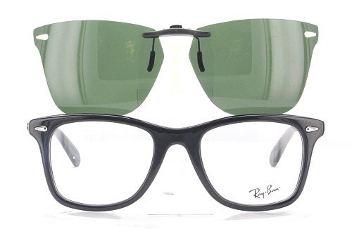 Custom made for Ray-Ban prescription Rx eyeglasses: Ray-Ban 5317-52X21  Polarized Clip-On Sunglasses
