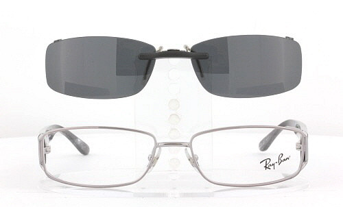 Ray-Ban 6157-53X16-F Polarized Clip-On 