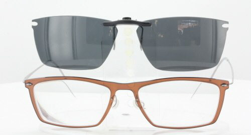 Custom made prescription Rx eyeglasses: Lindberg 086-53X17 Clip-On