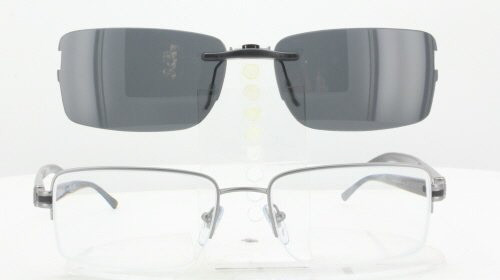 Custom Made for Bvlgari 1082-55X18 Polarized Clip-On Sunglasses (Eyeglasses  Not Included)