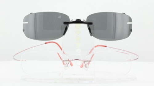 Our clip-on sunglasses will make your prescription eyeglasses appear like another pair of prescription sunglasses of the same model and size because we custom make it to the shape, size, and curve of your frame. Here is your favorite eyeglasses with our custom-made, featherweight polarized clip-on sunglasses (100% UVA and UVB or 400 UV protection from harmful sun rays). Your satisfaction is guaranteed!