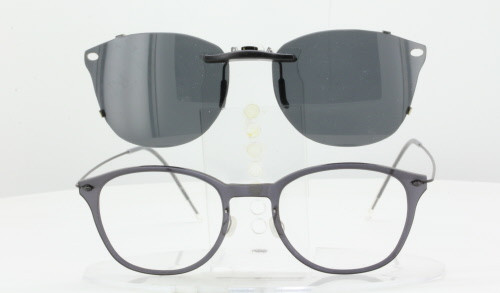 Custom made for Lindberg prescription Rx Lindberg 6506-46X19-T Polarized Clip-On Sunglasses