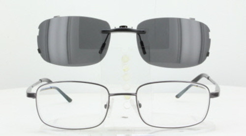 Custom Made for Taliani TL278-55X20-T Polarized Clip-On Sunglasses  (Eyeglasses Not Included)