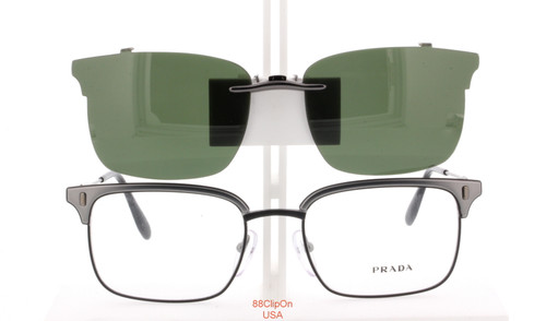 prada clip on sunglasses