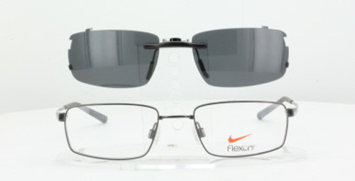 Torpe mimar aerolíneas Custom made for NIKE prescription Rx eyeglasses: NIKE NK-4192-51X19-T  Polarized Clip-On Sunglasses