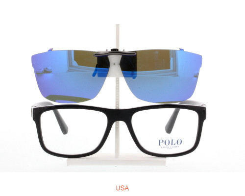 polo clip on sunglasses