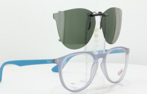 Custom Made for Ray Ban RB RB7046 51X18 T Polarized Clip On Sunglasses Eyeglasses Not Included