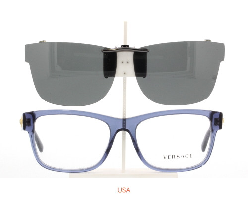 Versace VE2166 01 Light Grey Gradient Dark Blue & Pale Gold Sunglasses |  Sunglass Hut USA