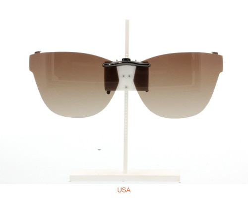Our clip-on sunglasses will make your prescription eyeglasses appear like another pair of prescription sunglasses of the same model and size because we custom make it to the shape, size, and curve of your frame. Here is your favorite eyeglasses with our custom-made, featherweight polarized clip-on sunglasses (100% UVA and UVB or 400 UV protection from harmful sun rays). Your satisfaction is guaranteed!