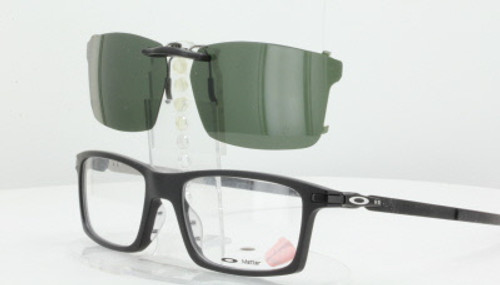 læder Uforenelig matematiker Custom made for Oakley prescription Rx eyeglasses: Oakley PITCHMAN-OX8050-57X17-T  Polarized Clip-On Sunglasses