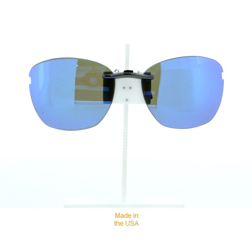 Our clip-on sunglasses will make your prescription eyeglasses appear like another pair of prescription sunglasses of the same model and size because we custom make it to the shape, size, and curve of your frame. Here is your favorite eyeglasses with our custom-made, featherweight polarized clip-on sunglasses (100% UVA and UVB or 400 UV protection from harmful sun rays). Your satisfaction is guaranteed!