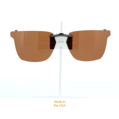 Our clip-on sunglasses will make your prescription eyeglasses appear like another pair of prescription sunglasses of the same model and size because we custom make it to the shape, size, and curve of your frame. Here is your favorite eyeglasses with our custom-made, featherweight polarized clip-on sunglasses (100% UVA and UVB or 400 UV protection from harmful sun rays). Your satisfaction is guaranteed!