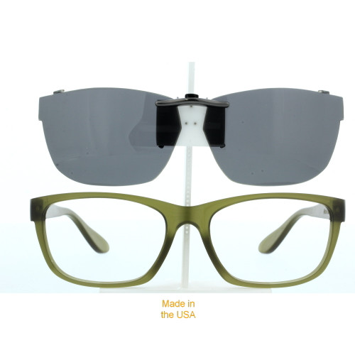 Our clip-on sunglasses will make your prescription eyeglasses appear like another pair of prescription sunglasses of the same model and size because we custom make it to the shape, size, and curve of your frame. Here is your favorite eyeglasses with our custom-made, featherweight polarized clip-on sunglasses (100% UVA and UVB or 400 UV protection from harmful sun rays). Your satisfaction is guaranteed!