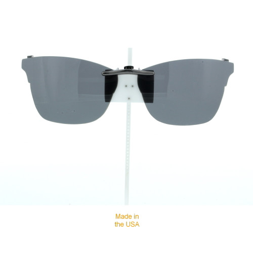 Our clip-on sunglasses will make your prescription eyeglasses appear like another pair of prescription sunglasses of the same model and size because we custom make it to the shape, size, and curve of your frame. Here is your favorite eyeglasses with our custom-made, featherweight polarized clip-on sunglasses (100% UVA and UVB or 400 UV protection from harmful sun rays). Your satisfaction is guaranteed!