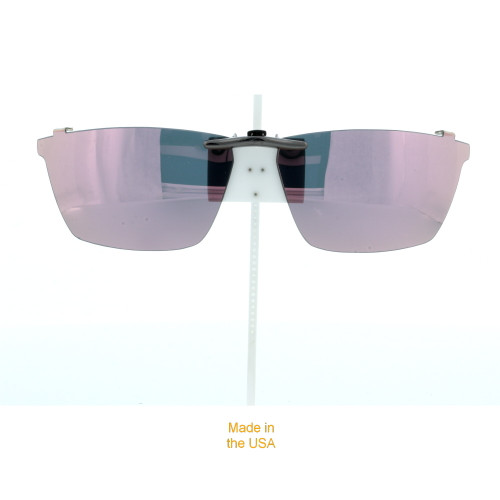 Our clip-on sunglasses will make your prescription eyeglasses appear like another pair of prescription sunglasses of the same model and size because we custom make it to the shape, size, and curve of your frame. Here is your favorite eyeglasses with our custom-made, featherweight polarized clip-on sunglasses (100% UVA and UVB or 400 UV protection from harmful sun rays). Your satisfaction is guaranteed!