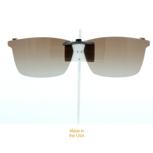 Our clip-on sunglasses will make your prescription eyeglasses appear like another pair of prescription sunglasses of the same model and size because we custom make it to the shape, size, and curve of your frame. Here is your favorite eyeglasses with our custom-made, featherweight polarized clip-on sunglasses (100% UVA and UVB or 400 UV protection from harmful sun rays). Your satisfaction is guaranteed!