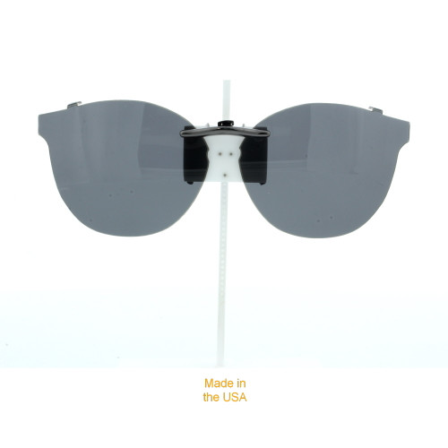 Our clip-on sunglasses will make your prescription eyeglasses appear like another pair of prescription sunglasses of the same model and size because we custom make it to the shape, size, and curve of your frame. Here is your favorite eyeglasses with our custom-made, featherweight polarized clip-on sunglasses (100% UVA and UVB or 400 UV protection from harmful sun rays). Your satisfaction is guaranteed!